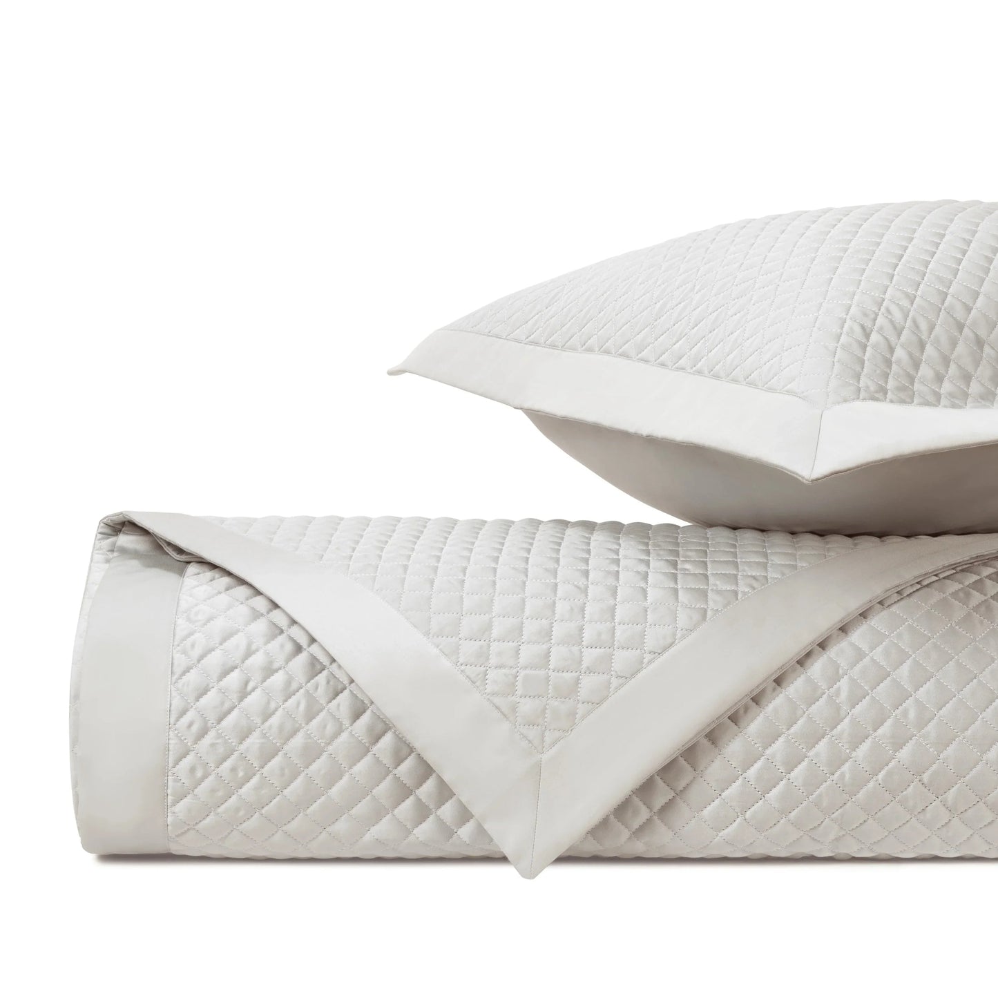 Couvre-lit matelassé à losanges