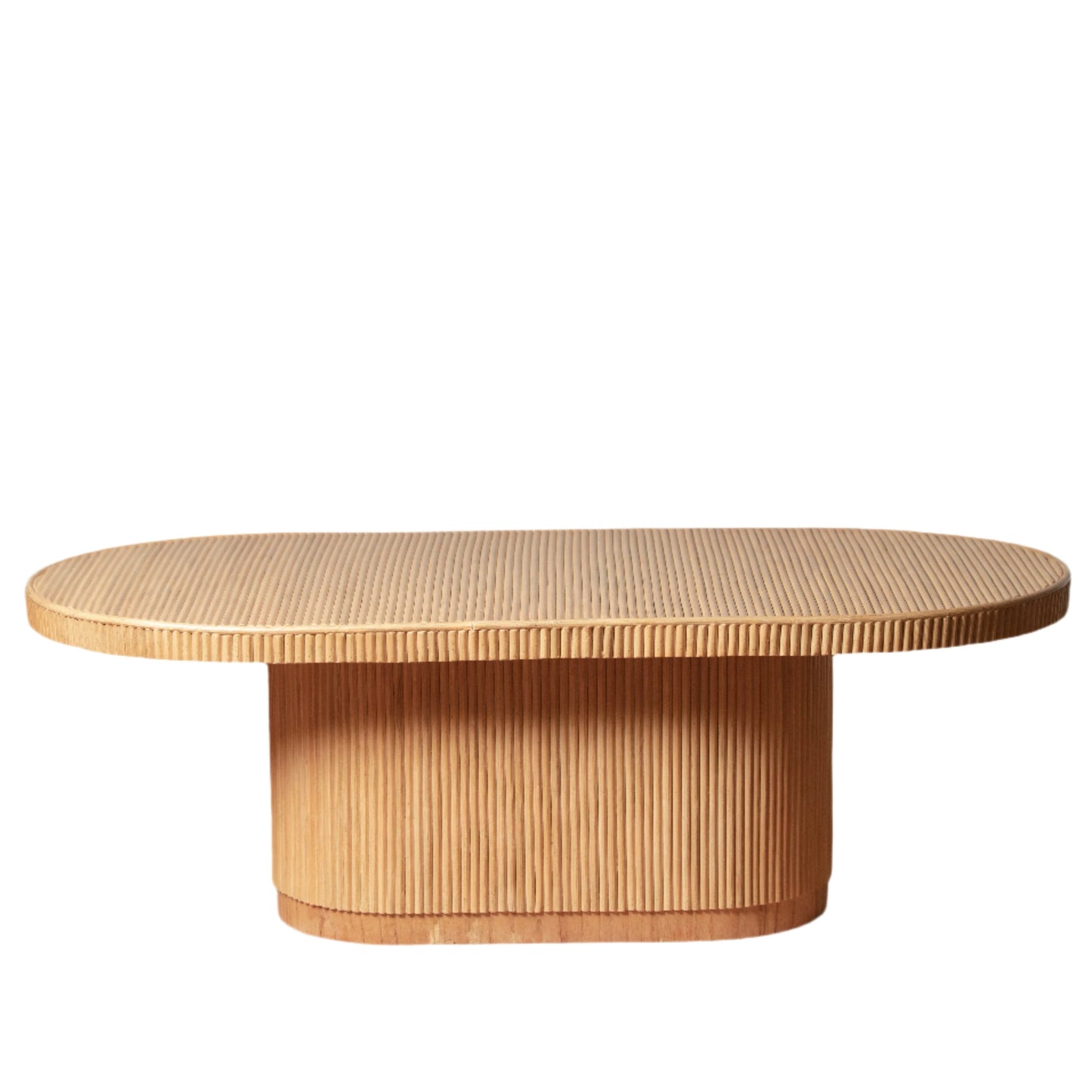 Table basse en rotin Gabriella en naturel