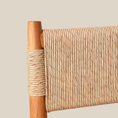 Tabouret de comptoir tissé d'intérieur et d'extérieur Alma