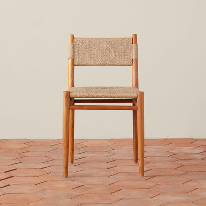 Chaise de salle à manger tissée d'intérieur et d'extérieur Alma