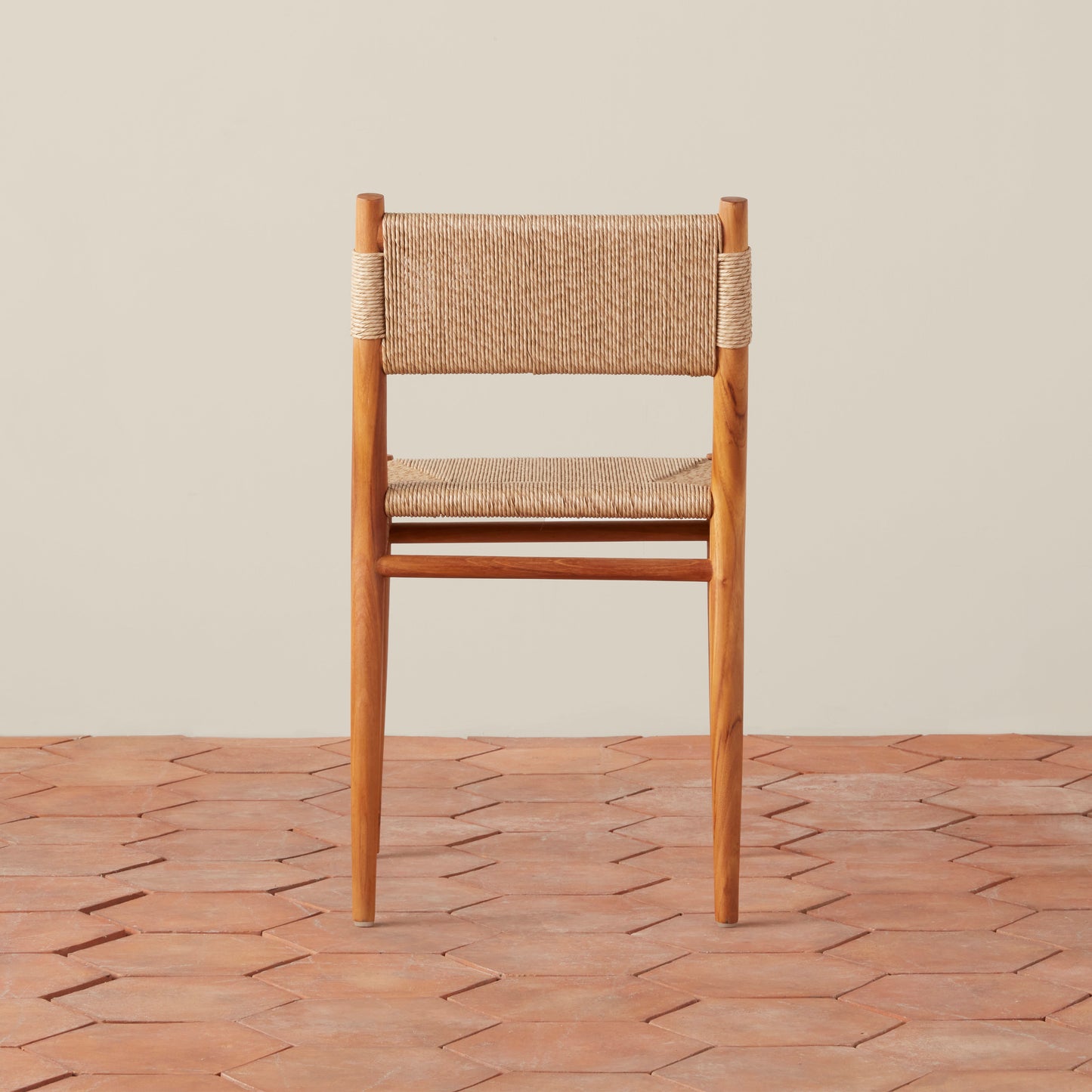 Chaise de salle à manger tissée d'intérieur et d'extérieur Alma