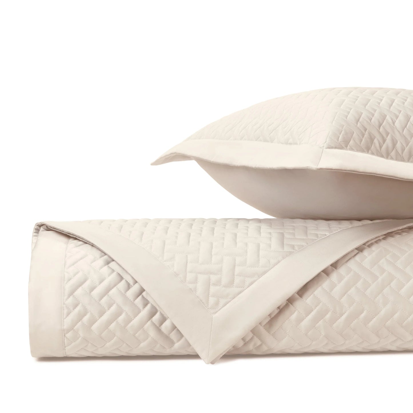 Couvre-lit matelassé en natté