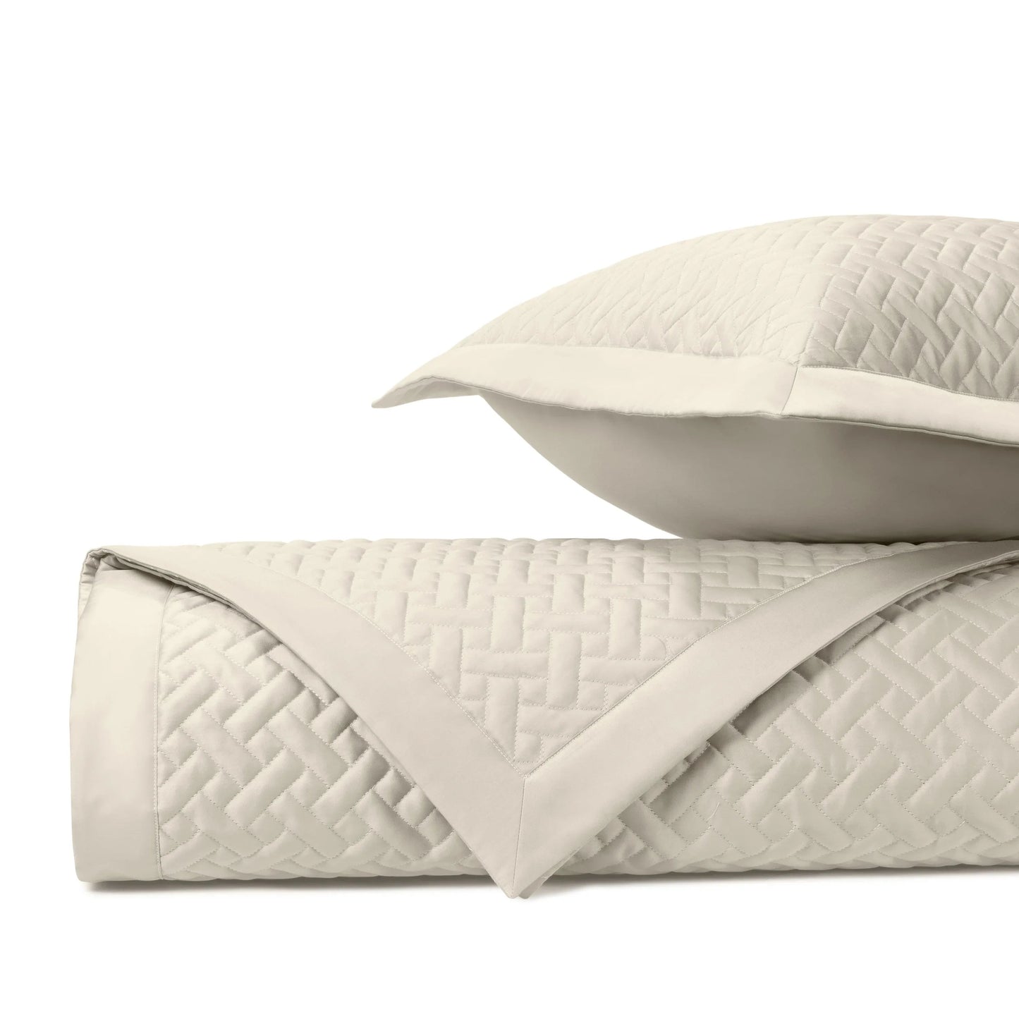 Couvre-lit matelassé en natté