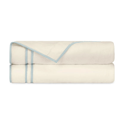 Serviette de bain à rubans